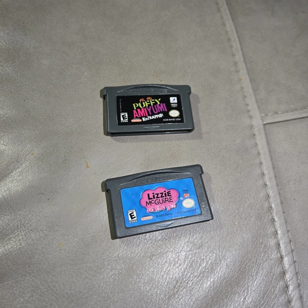 Nintendo Gameboy Advance Lizzy Mcguire & Puffy Amy Yumi Video Games
